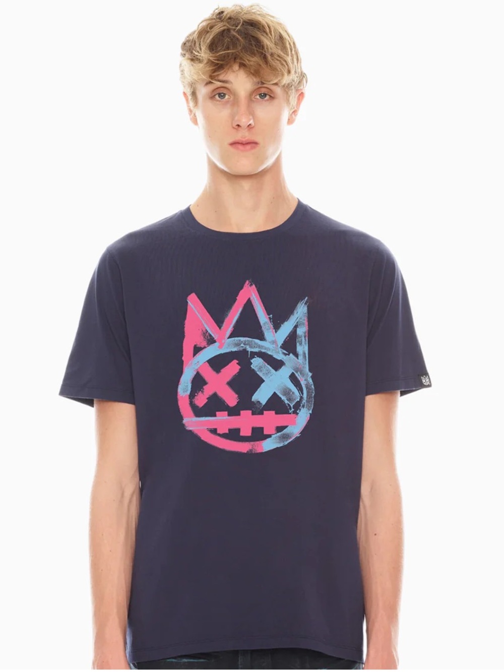 CULT OF INDIVIDUALITY Men's Shimuchan Logo Short Sleeve Crew Neck T Shirt
